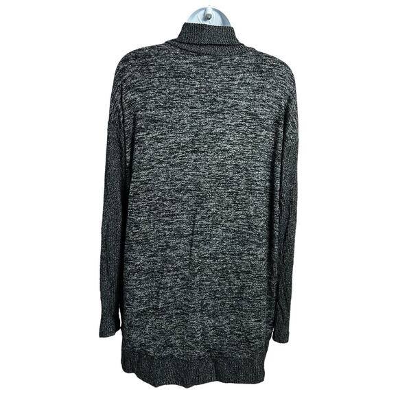 Gap Softspun Open Cardigan Sweater Size Women's Small Marled Black Long Soft - Picture 4 of 4